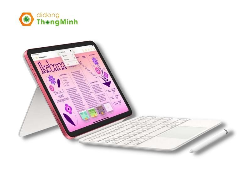 Thiết kế iPad Gen 10 64GB mỏng nhẹ, trẻ trung với nhiều tùy chọn màu sắc