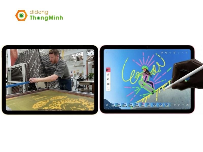 Thiết kế iPad Gen 10 mới lạ, nhiều tùy chọn màu