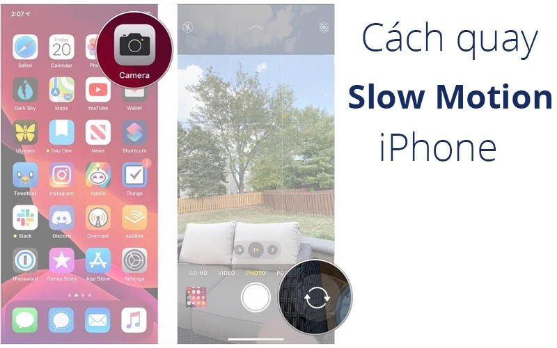 Quay video slow motion trên iPhone