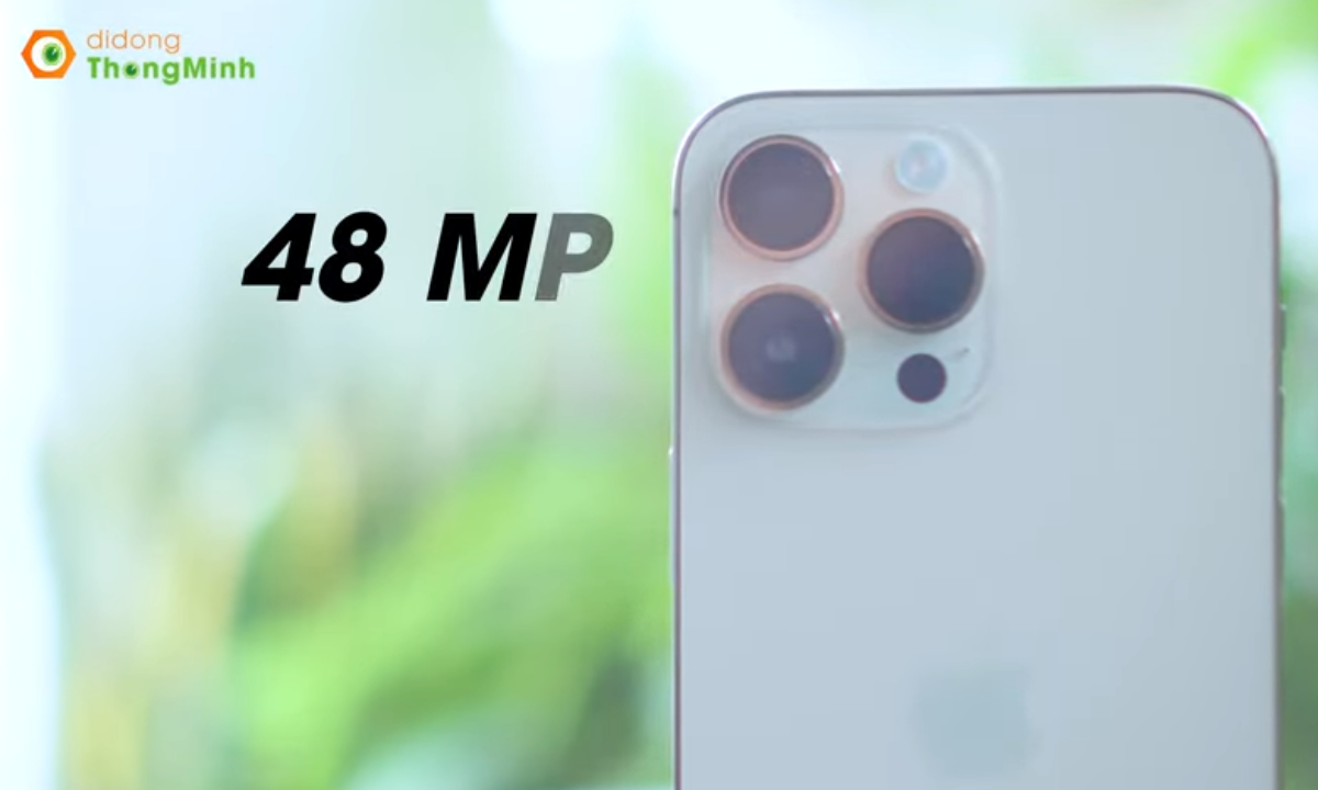 iP 14 Pro Max cải tiến vượt bậc với camera 48 MP