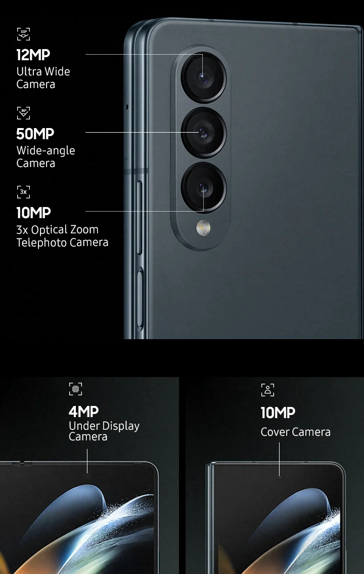 Thông số camera Galaxy Z Fold4