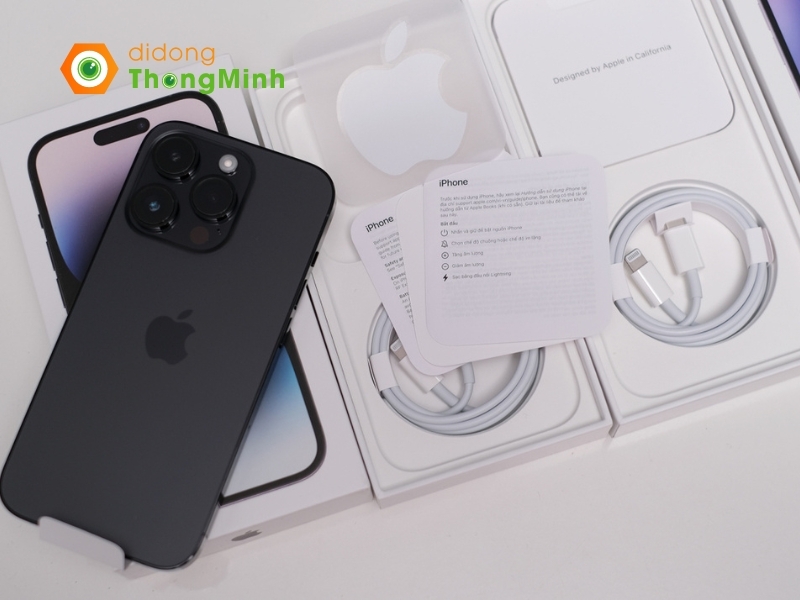 Phụ kiện đi kèm trong hộp iPhone 14 Pro Max
