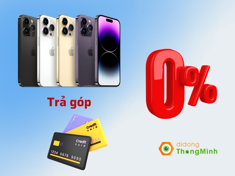 Trả góp iPhone 14 Pro Max tại Di Động Thông Minh