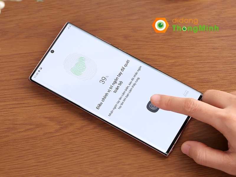 Cảm biến vân tay siêu âm siêu mượt mà, siêu tiện lợi