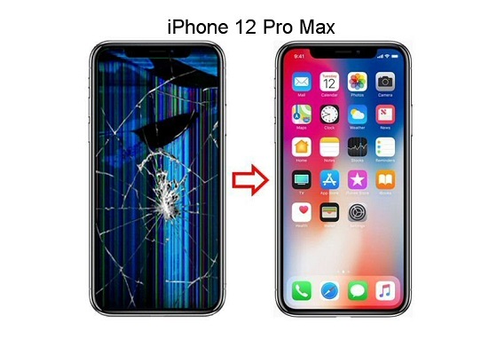 màn hình iPhone 12 Pro Max bị đốm, loang màu