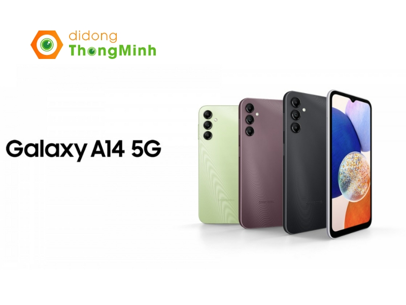 Samsung Galaxy A14 5G có màn hình FHD+ và camera trước 13 MP khác với A13 5G