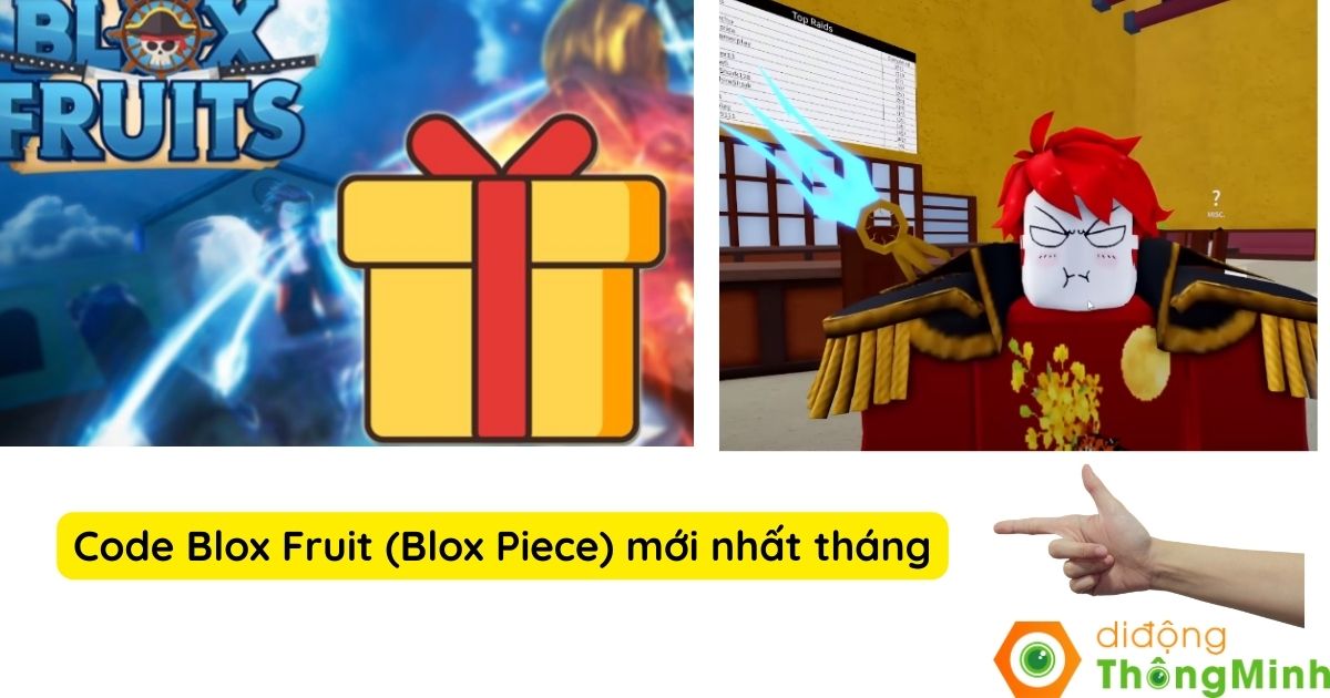 CODE Blox Fruit (x2 EXP, Reset Stats, x2 coin) Mới Nhất 2023