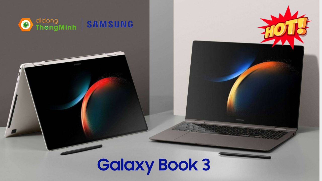 Thông tin chi tiết về ba máy tính Galaxy Book 3 thế hệ mới của Samsung