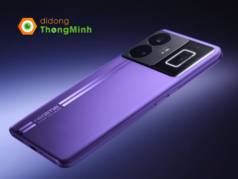 Tùy chọn Realme GT Neo 5 12GB/256GB màu tím gây ấn tượng với tông màu độc đáo, thu hút ánh nhìn