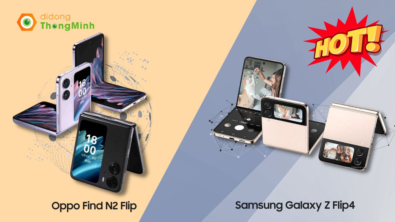 Oppo Find N2 Flip liệu có xứng đáng là đối thủ xứng tầm với Samsung Galaxy Z Flip4?