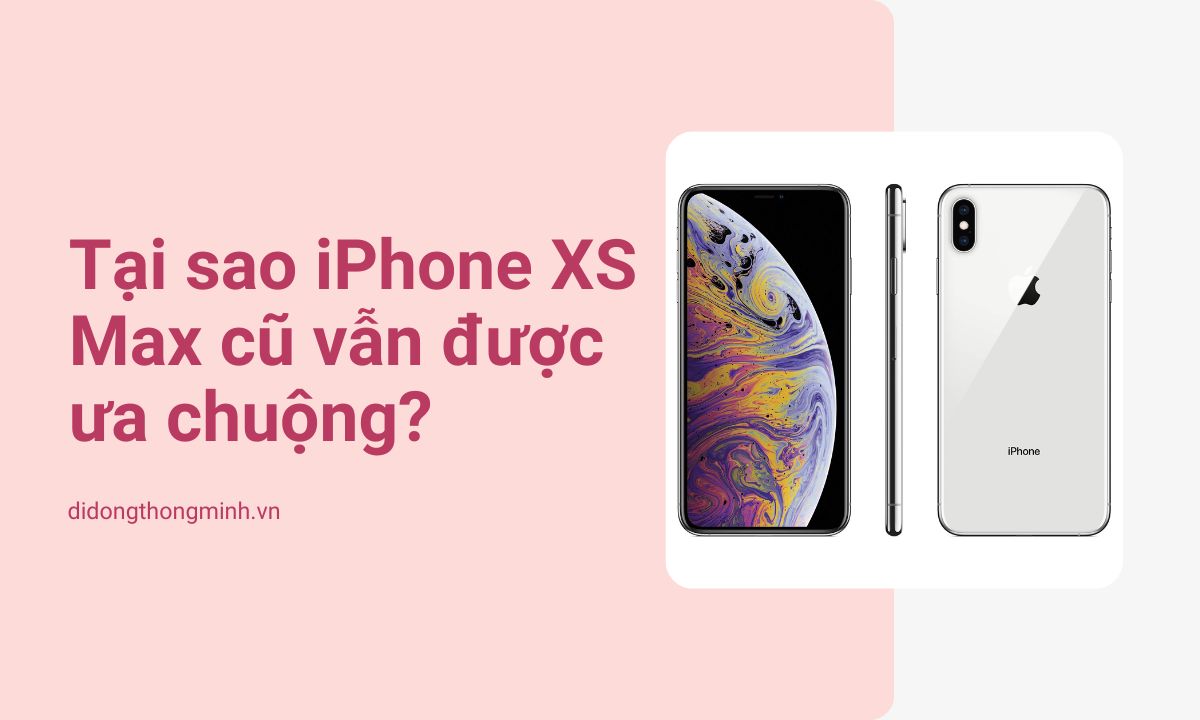 Tại sao iPhone XS Max cũ vẫn được ưa chuộng?