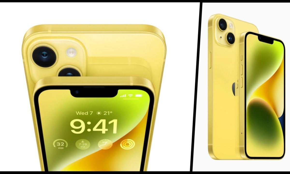 iPhone 14 và iPhone 14 Plus màu vàng