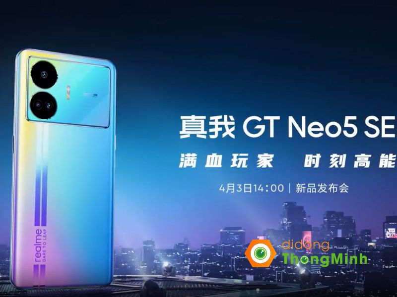 Realme GT Neo5 SE sở hữu thiết kế mới lạ, đi kèm chip Snapdragon 7+ Gen 2