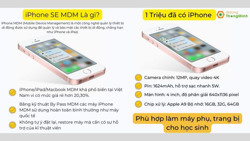 iPhone SE MDM