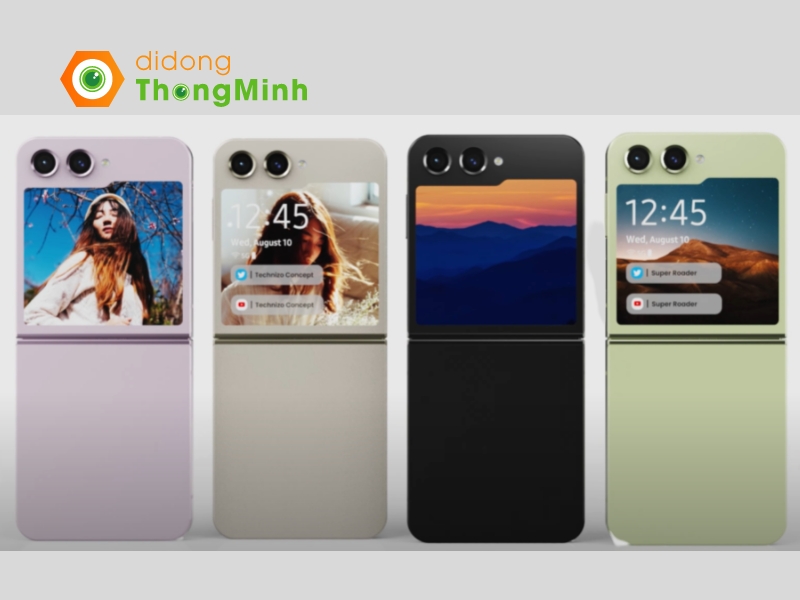Samsung Galaxy Z Flip5 có màn hình phụ lớn