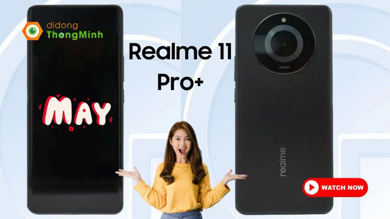 Điện thoại Realme 11 Pro+ sắp ra mắt sẽ có camera 200MP?