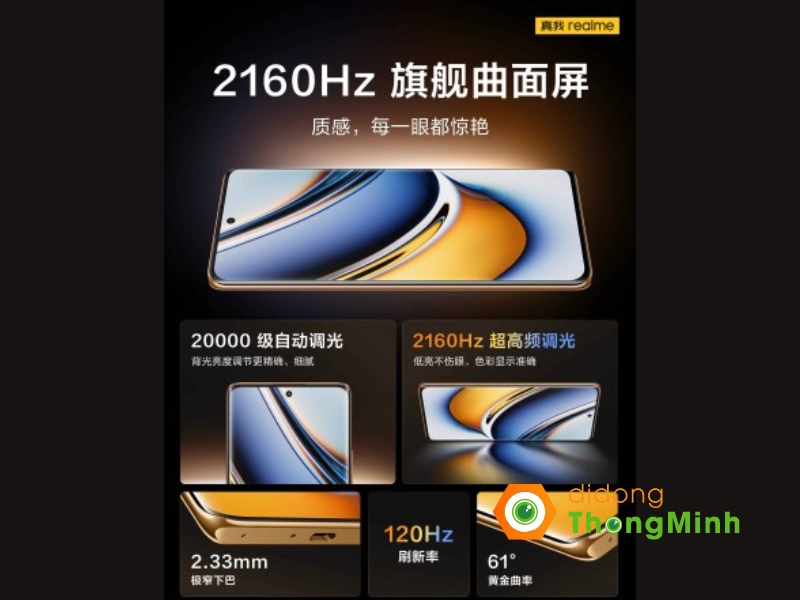 Realme 11 Pro+ tích hợp chip MediaTek Dimensity 1080