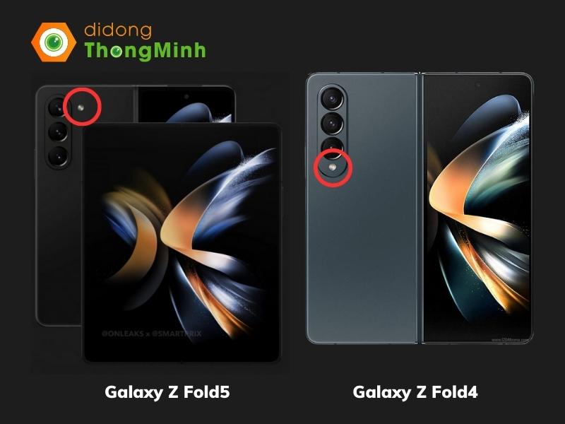 Samsung Galaxy Z Fold5 trông gần giống với thế hệ tiền nhiệm