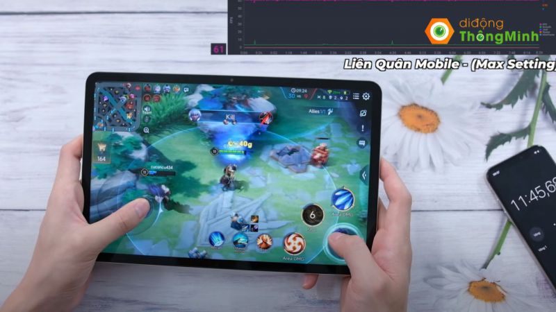 Hiệu năng mạnh mẽ chơi game max setting