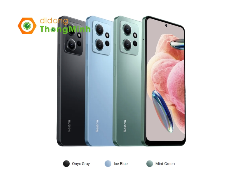 Redmi Note 12 5G 4GB/128GB có ba tùy chọn màu