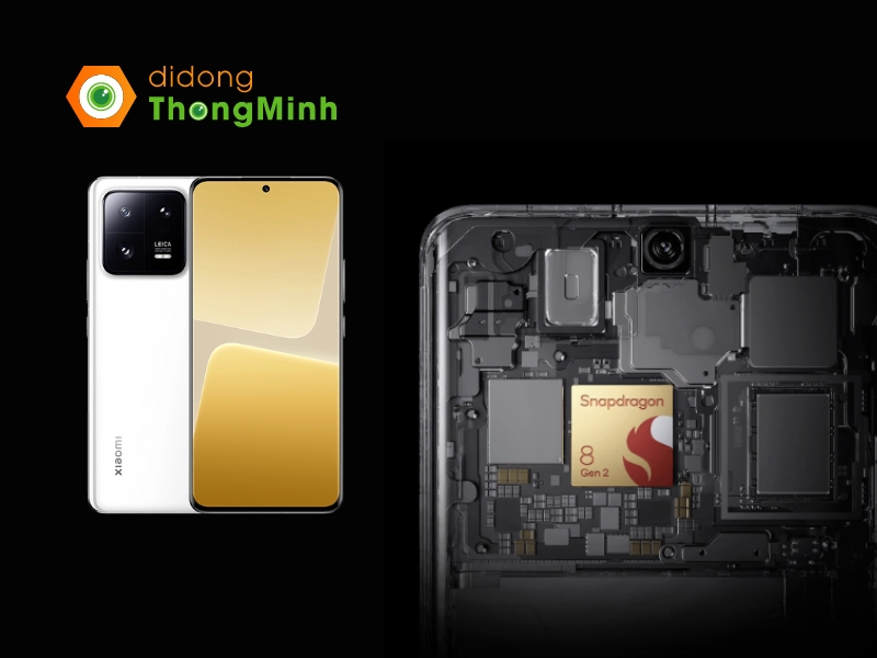 Cung cấp năng lượng cho 13 Pro 5G 12GB/256GB là con chip Snapdragon 8 Gen 2