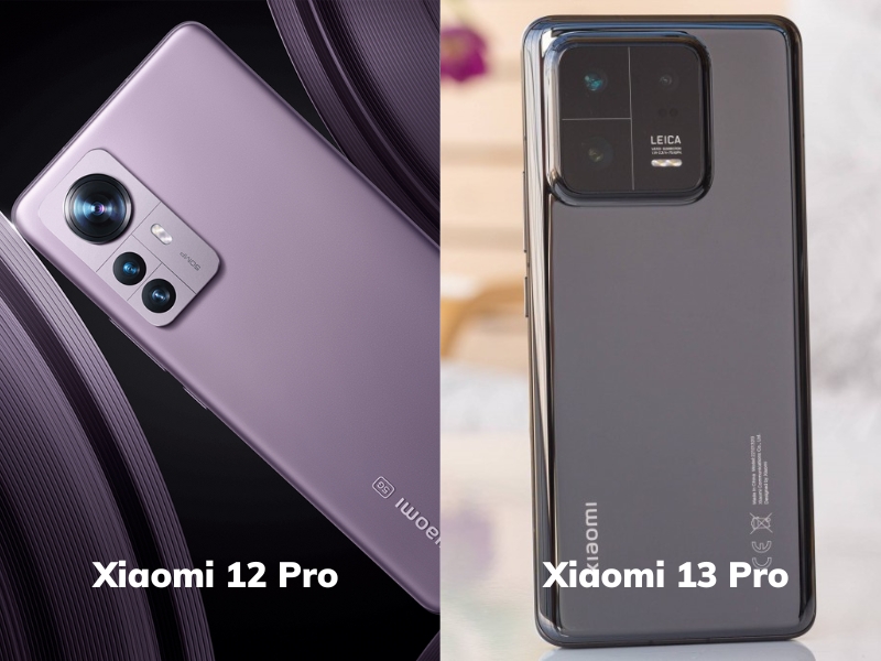 Thiết kế của Xiaomi 12 Pro và Xiaomi 13 Pro