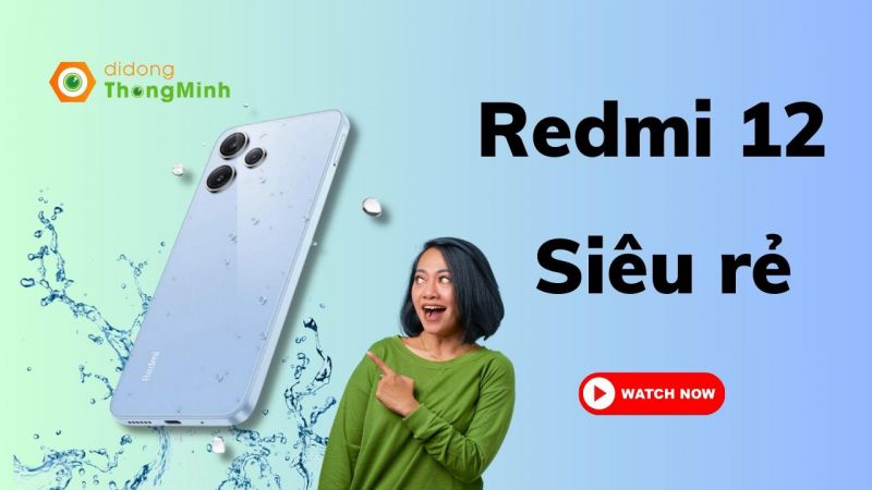 Xiaomi công bố Redmi 12 với màn hình 6.79 inch, chipset Helio G88