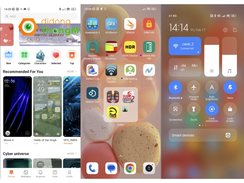 MIUI 14 trên Android 13 trên Xiaomi 13 