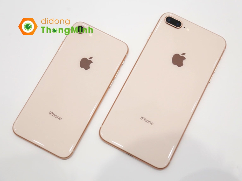 iPhone 8 Plus giữ nguyên kiểu dáng tổng thể so với thế hệ tiền nhiệm