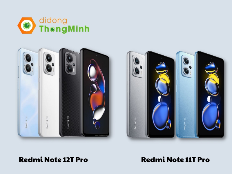 Redmi Note 12T Pro và phiên bản cũ giống nhau cả về thiết kế lẫn kích thước