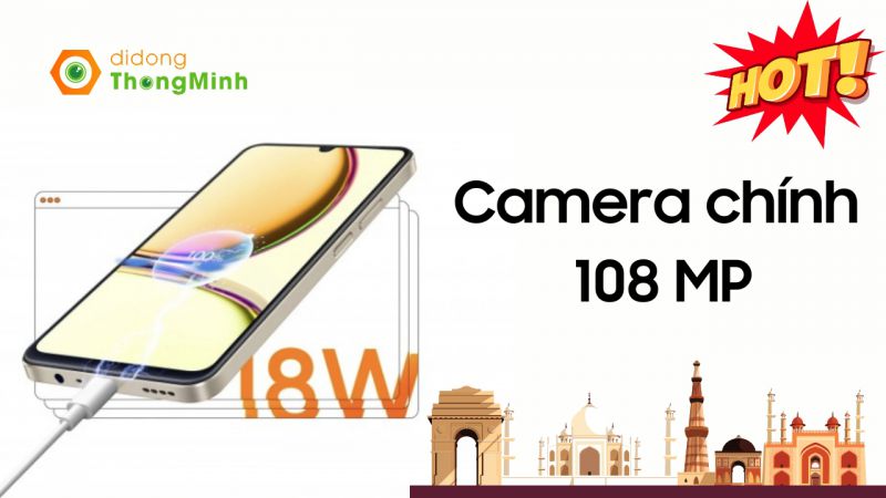 Realme C53 ra mắt tại Ấn Độ sẽ đi kèm camera chính 108 MP