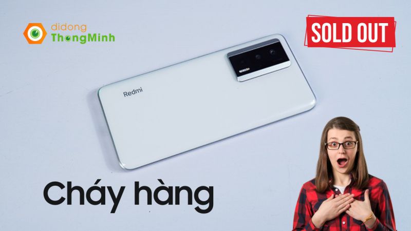 Xiaomi Redmi K60 liên tục cháy hàng tại Di Động Thông Minh