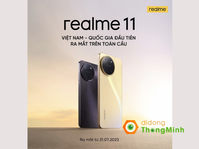 Realme 11 sẽ ra mắt toàn cầu tại Việt Nam