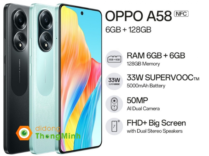 Oppo A58 4G đang được bán trên Oppo Indonesia