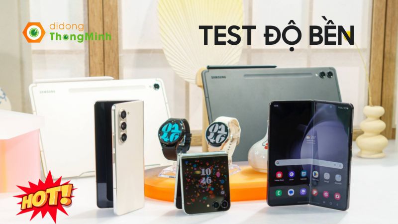 Điện thoại gập mới của Samsung trải qua loạt bài test khắc nghiệt 