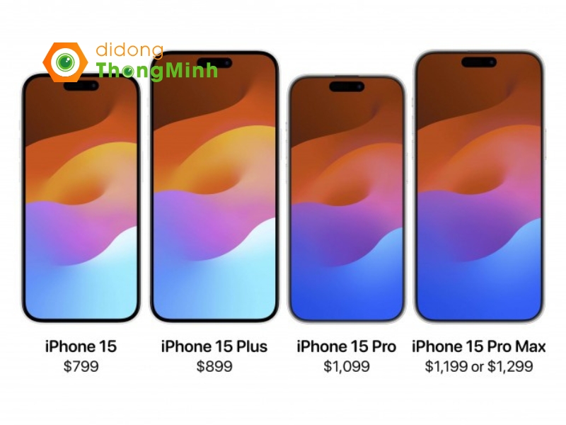 Lộ chi tiết giá của iPhone 15 Series