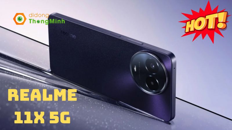 Realme 11x 5G ra mắt với camera chính 64 MP, sạc pin khủng, giá hơn 4 triệu đồng