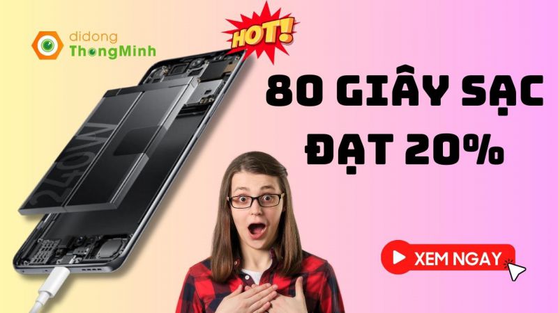 Sạc Realme GT5 có sức công phá kinh khủng, chỉ 80 giây để đạt 20%