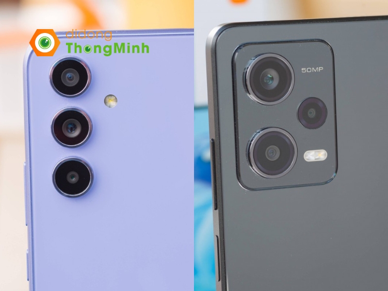 Camera giữa Galaxy A54 và Redmi Note 12 Pro