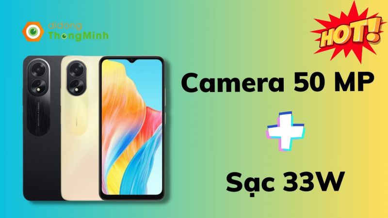 Oppo âm thầm cho ra mắt Oppo A38 với camera 50 MP và sạc 33W