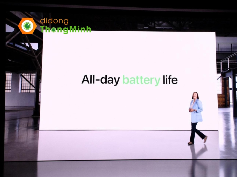 Dung lượng pin iPhone 15 Plus 512GB lên tới cả ngày dài