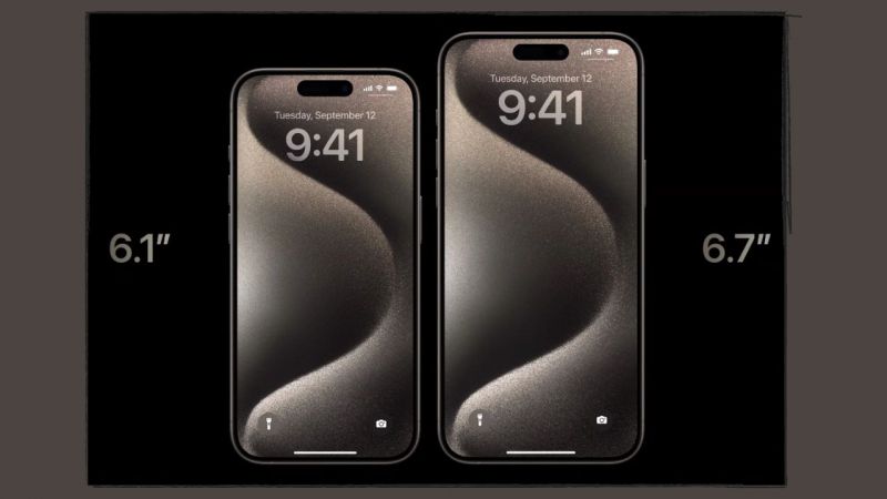 iPhone 15 Pro Max có thiết kế lớn hơn iPhone 15 Pro