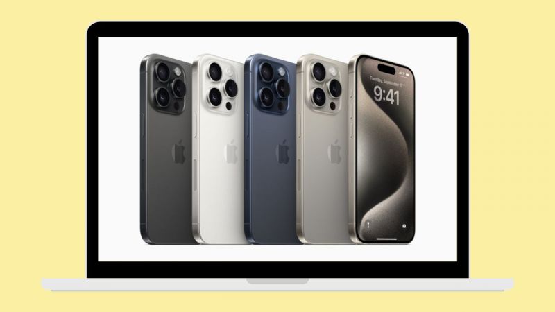 Màu của iPhone 15 Pro và iPhone 15 Pro Max