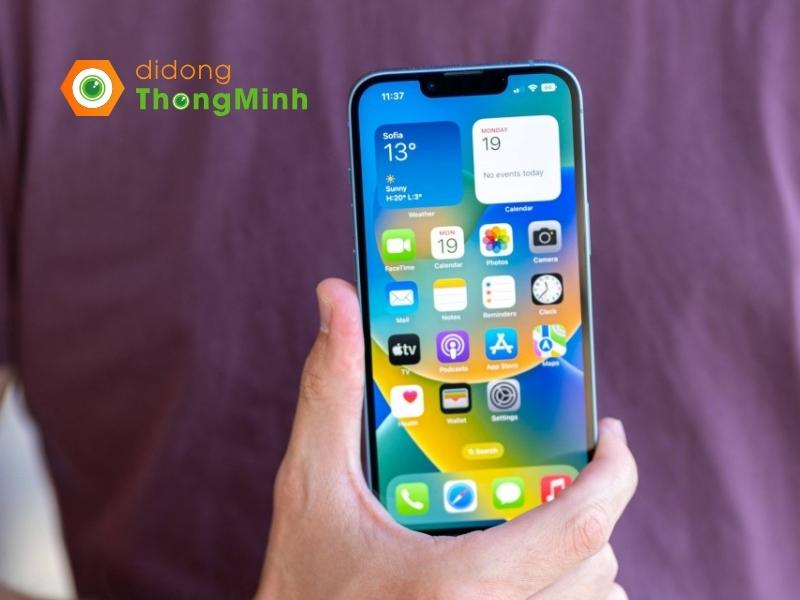 Khách hàng không cần lo lắng khi mua iPhone 14 Cũ tại Di Động Thông Minh, vì máy có độ mới khoảng 95%, đảm bảo không bị méo mó hay trầy xước