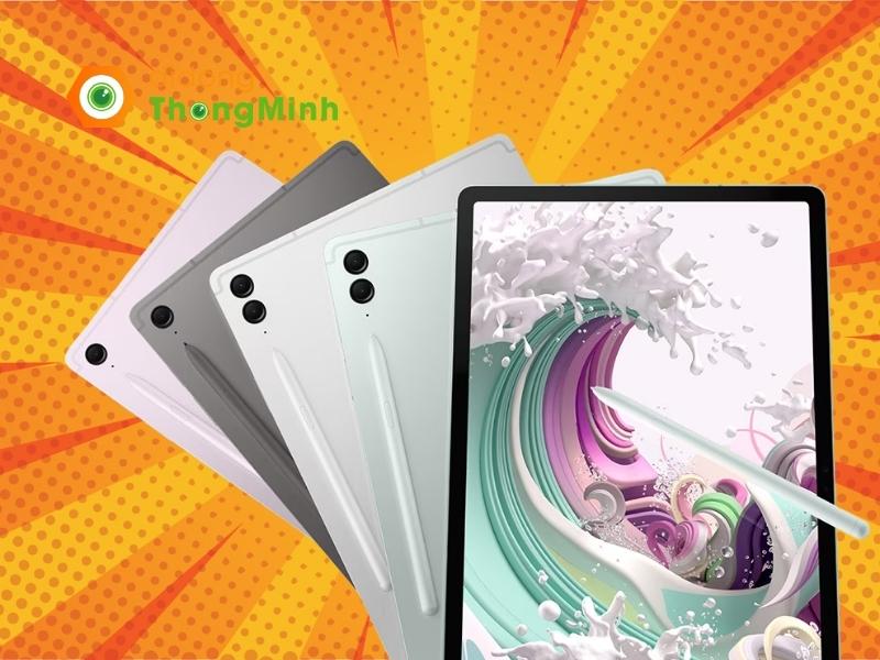 Galaxy Tab S9 FE WIFI 6GB/128GB cũng đã trở thành chiếc máy tính bảng đầu tiên thuộc dòng Galaxy S FE có khả năng chống nước và bụi theo chuẩn IP68