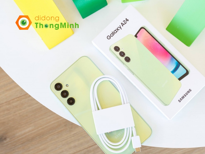 Galaxy A24 8GB/128GB hoạt động nhờ viên pin 5.000mAh
