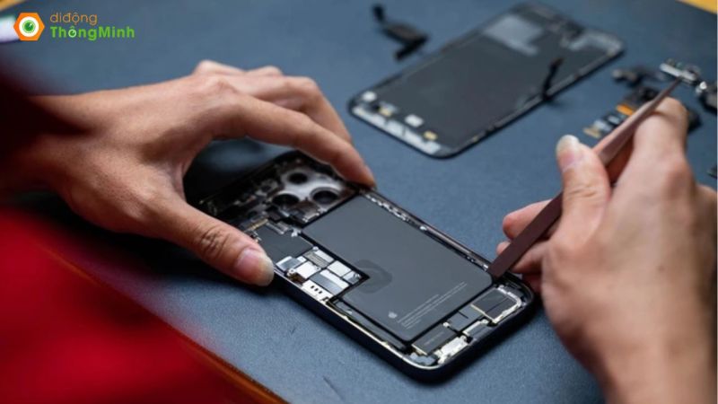 Kỹ thuật thay pin iPhone phải cực chuyên nghiệp và chuẩn xác.