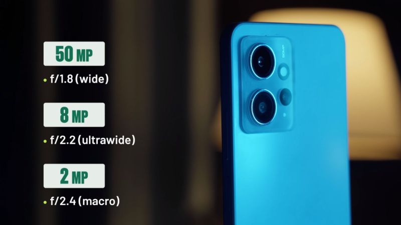 Camera cực xịn xò trên Redmi Note 12 với độ phân giải cao