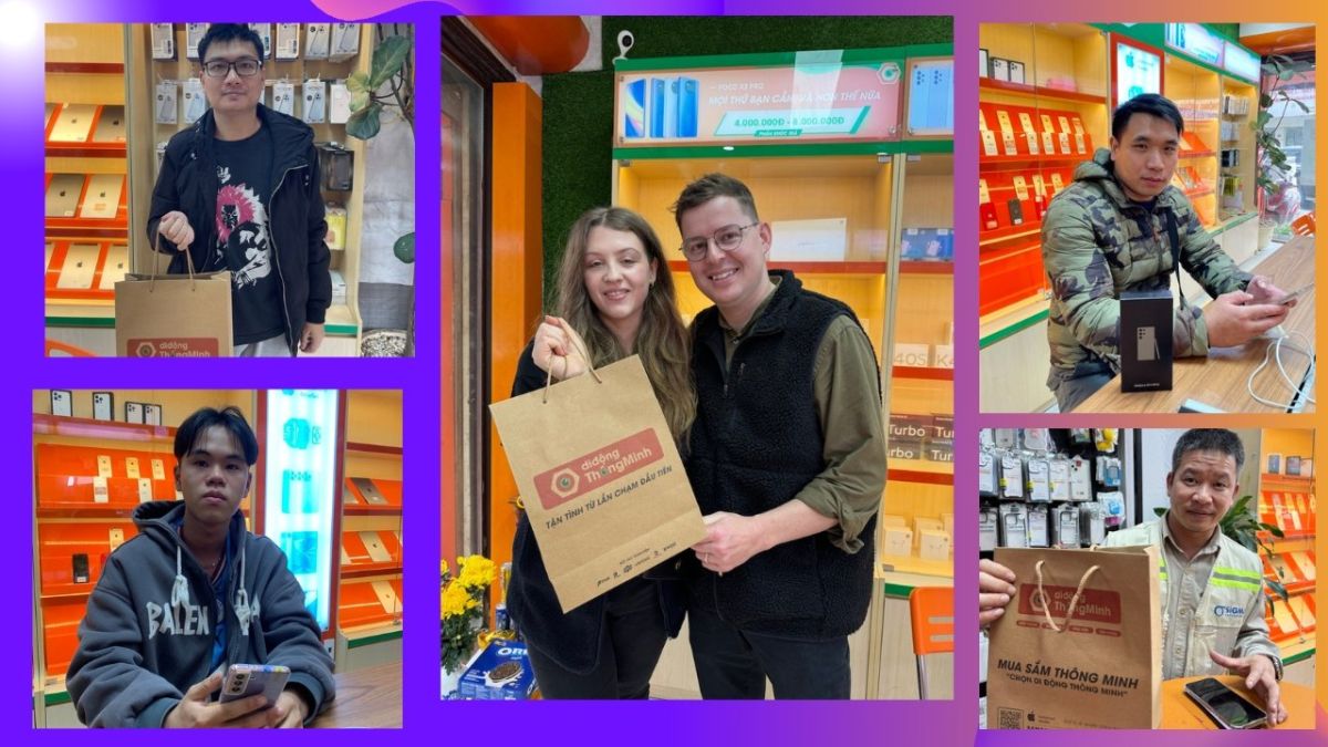 Khách hàng mua Samsung S21 FE tại Didongthongminh