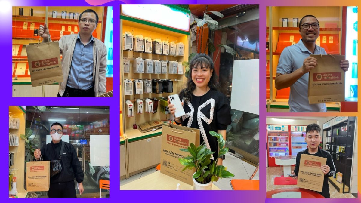 khach hang mua iphone 12 series cũ tại di động thông minh